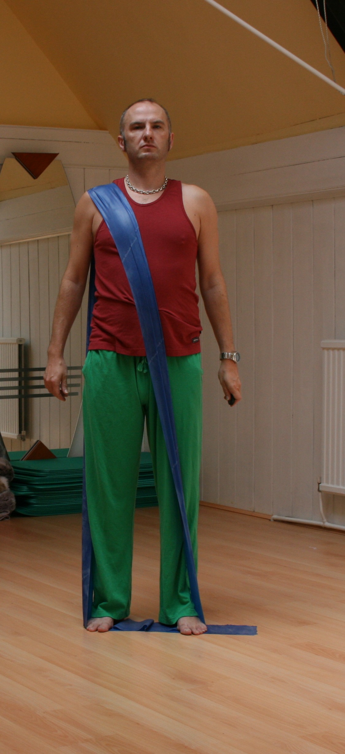 Shoulder Relaxation Exercise with Theraband  Franklin Method 1