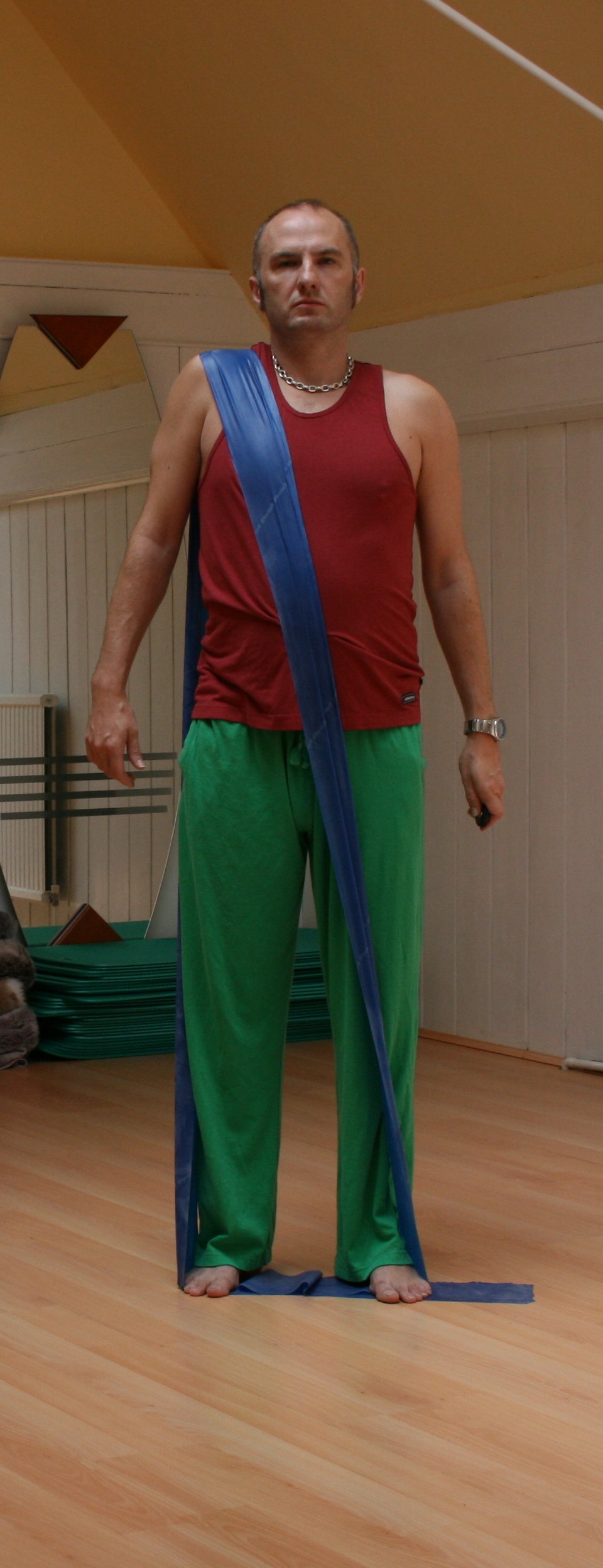 Shoulder Relaxation Exercise with Theraband  Franklin Method 2
