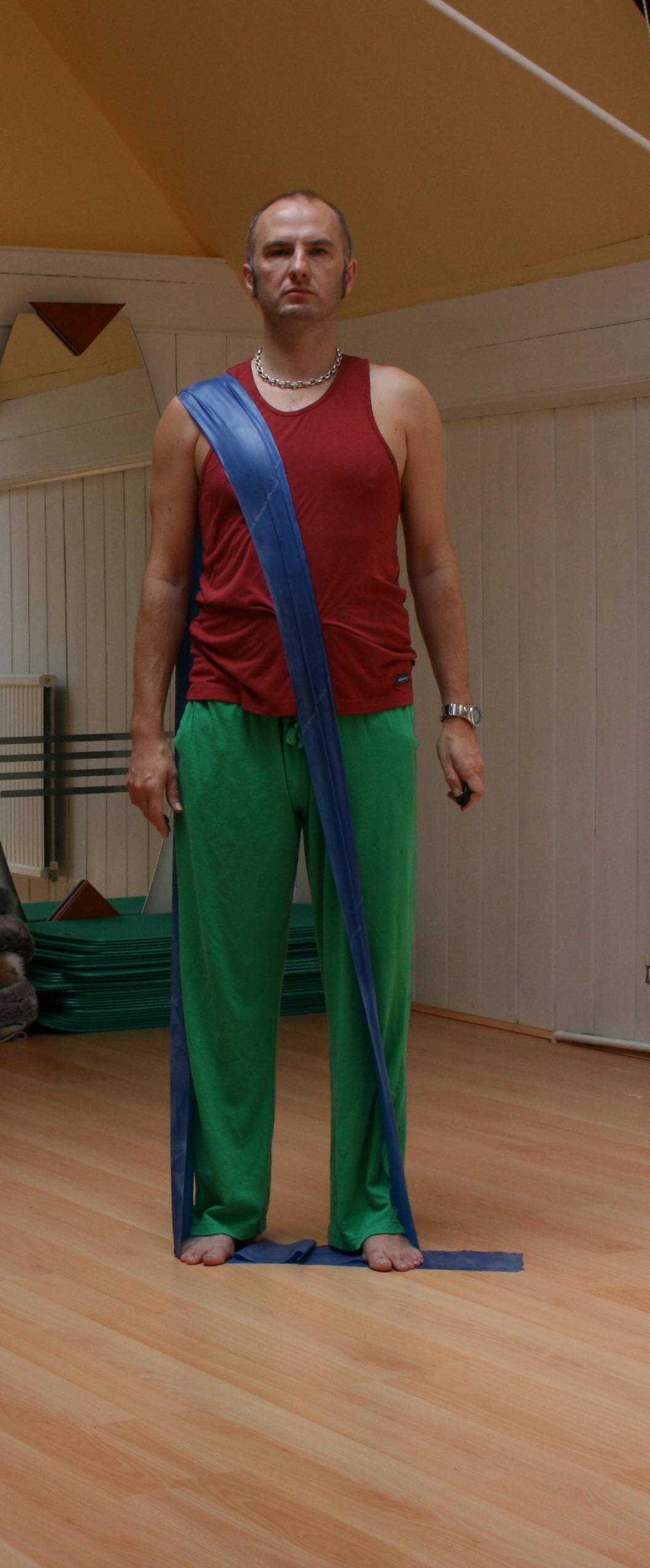 Shoulder Relaxation Exercise with Theraband  Franklin Method 3