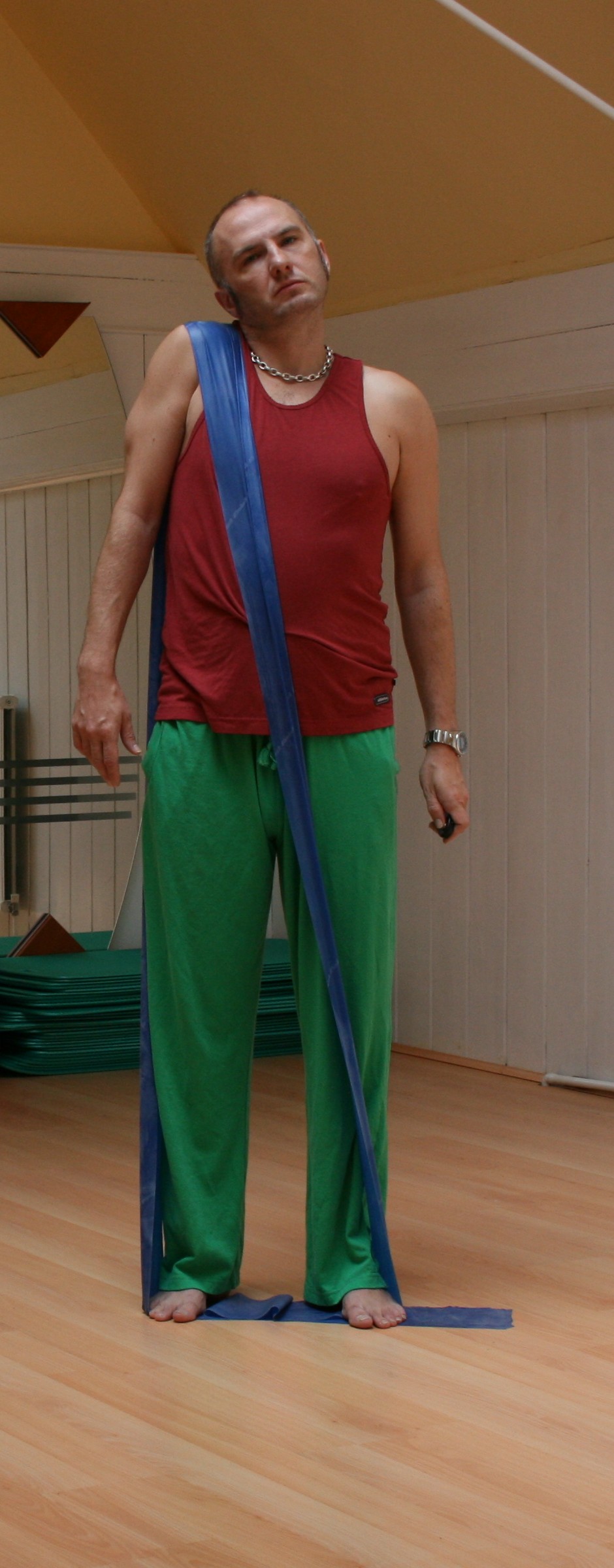 Shoulder Relaxation Exercise with Theraband  Franklin Method 4